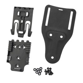Airsoft Tactical Holster Adapter Quick Draw Leggings Adapter Base Accessory for Glock 17 1911 UPS P226 M92 Holster or Magazine (Black)