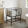 WOWLIVE Rolling Laundry Hamper with Wheels, 80L Heavy Duty Laundry