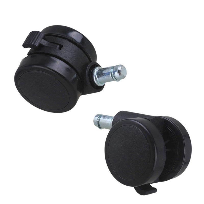 RDEXP Metal Black Office Chair Swivel Caster 50mm Dia Wheel