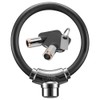 ULAC Bicycle Key Cable Lock, U-Shaped Lock, Zinc Alloy, Cross