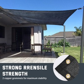 Kesfitt Garden 50% Shade Cloth, Resistant Sun Shade Net 14x20FT Mesh Tarp with HDPE Material and Reinforced Grommets Shade Trap for Greenhouse, Plant, Pergola, and Backyard Patio Sunshade