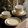 Melamine Dinnerware Set for 4, 12Pcs Dinnerware Sets, Lightweight Plates