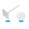 PATIKIL 4 Inch Perforated Insulation Pins with Round Washers, 50
