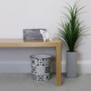 JVL Mosaic Navy Waste Paper Bin, Set of 2
