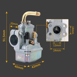 Dokili 10 mm Carburettor Type Bing 85/10 for Hercules Moped Sachs Prima M 2 3 4 5 6 Foxi Puch