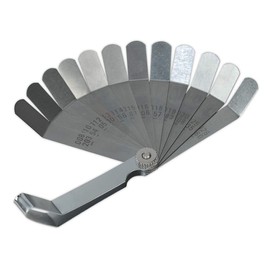 Sealey S0516 Dual Marked Offset Feeler Gauge, 12 Blade