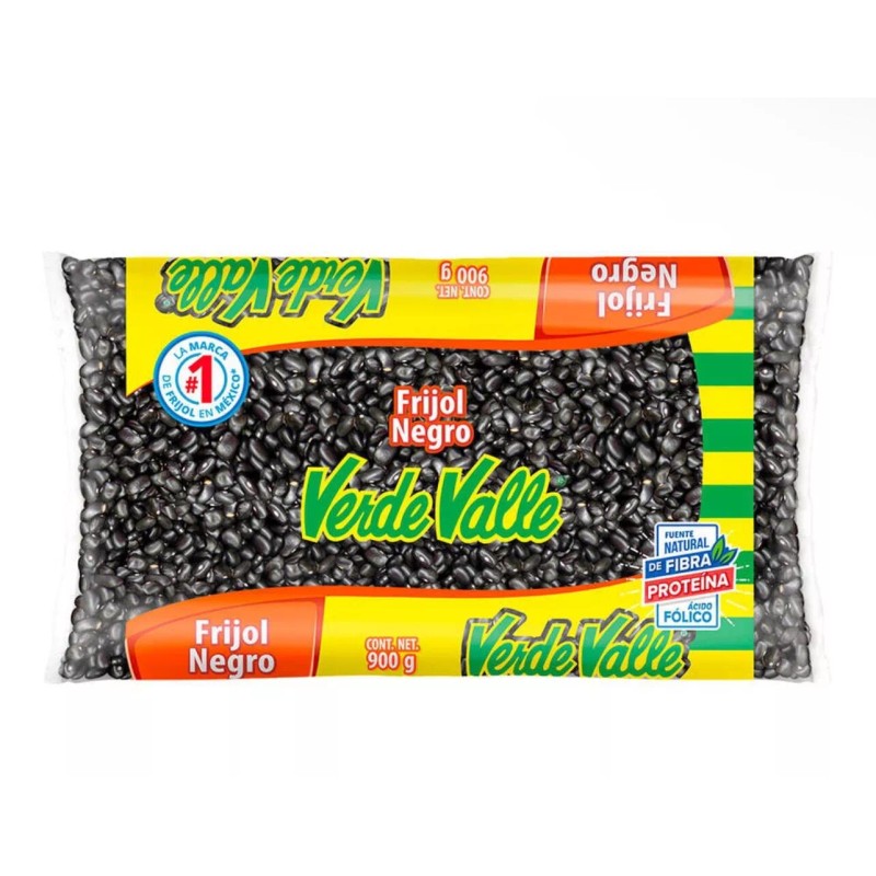 Verde Valle 5 Bags Black Beans Frijol Negro - 9.92