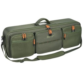 QualyQualy Fly Fishing Rod Travel Case Fishing Tackle Storage Bag