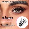 Azenlo Natural Lash Clusters Kit Wispy Eyelash Clusters 120 pcs