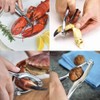 Seafood Tools 8Pack Crab Legs Crackers Nut Cracker Forks Picking