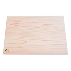 Luodaworks Wooden Cutting Board, Wood, Hinoki, No Hole, S Size, 13.2 x 9.4 inches (33.5 x 24 cm), Thickness 0.7 inches (1.7 cm), Made in Japan