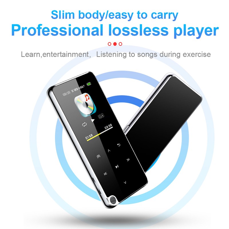 MP3 Player Bluetooth 5.2 Built in HD Speaker HiFi Sound