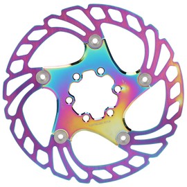 Bike Disc Brake Rotors 6 Nails Cycling Accessory for Mountain Bicycle Plating Color160MM
