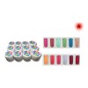 Mussa Kit Gel Painting Gama De 12pz + 15 Pinceles
