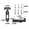 Shu-Ran Cooler Latches Rubber Latches Replacement for Cooler,Boat,Golf Cart Bed,Tool