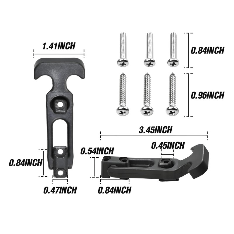 Shu-Ran Cooler Latches Rubber Latches Replacement for Cooler,Boat,Golf Cart Bed,Tool
