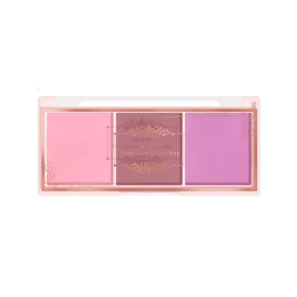 Matte Blush Palette - 3 Powder Blush Shades, Buildable Coral