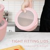 BoxedHome 4.97 Quarts Mixing Bowls with Lids Set, 4 Packs