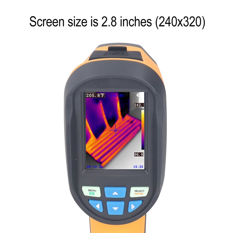 2.8in Infrared Thermal Imaging Camera Handheld Thermal Imager Water Pipe