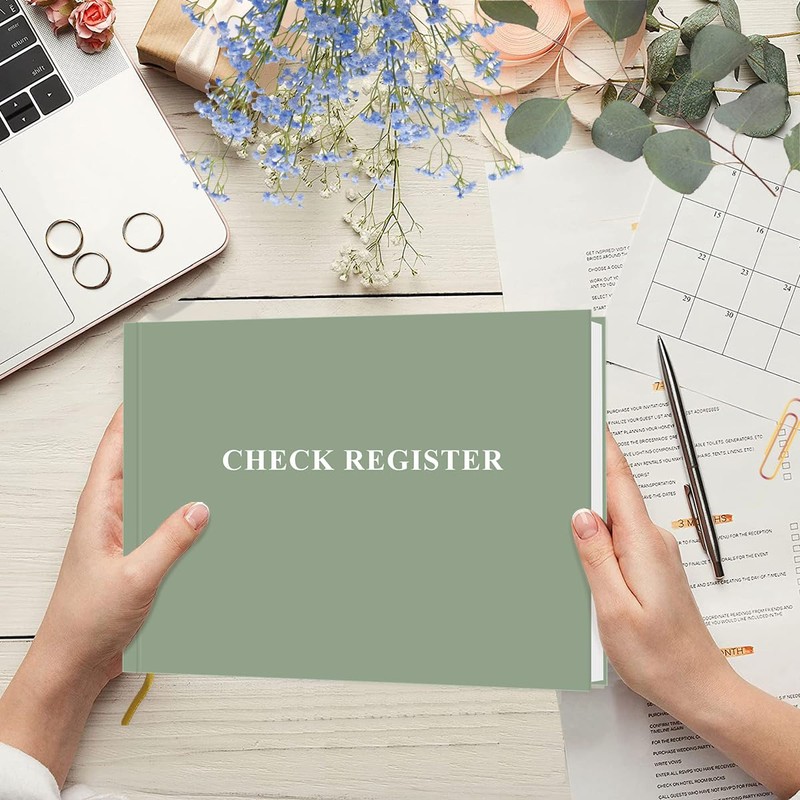 Heveboik Check Registers for Personal Checkbook - 7" x 10"