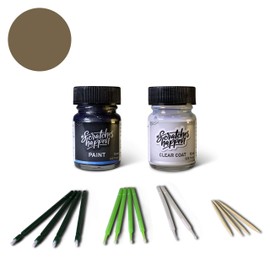 ScratchesHappen Exact-Match Touch Up Paint Kit - Gobi (PUA/RUA) for Jeep - Essential (Paint + Clear Coat)
