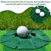 3-Pack Golf Putting Cup with Flocking Surface, Golf Training Aid,Golf-Hole