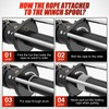 Nilight Synthetic Winch Rope Kit, 1/4 Inch x 50 Feet