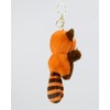 WEIGANGFANG Cute Plush Red Panda Keychains Kawaii Accessories Decorative Pendants