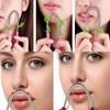 Zhouocea 6Pcs Spring Facial Hair Removers Spring Eyebrow Face Epilators