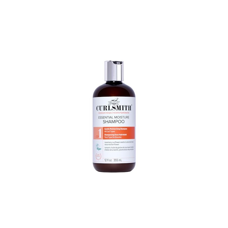 CURLSMITH - Essential Moisture Cleanser, Gentle Nourishing Shampoo for Wavy,