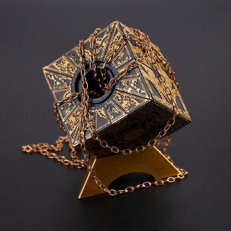 Hellraiser Puzzle Box Functional, Lament Configuration with Base, Puzzle Cube