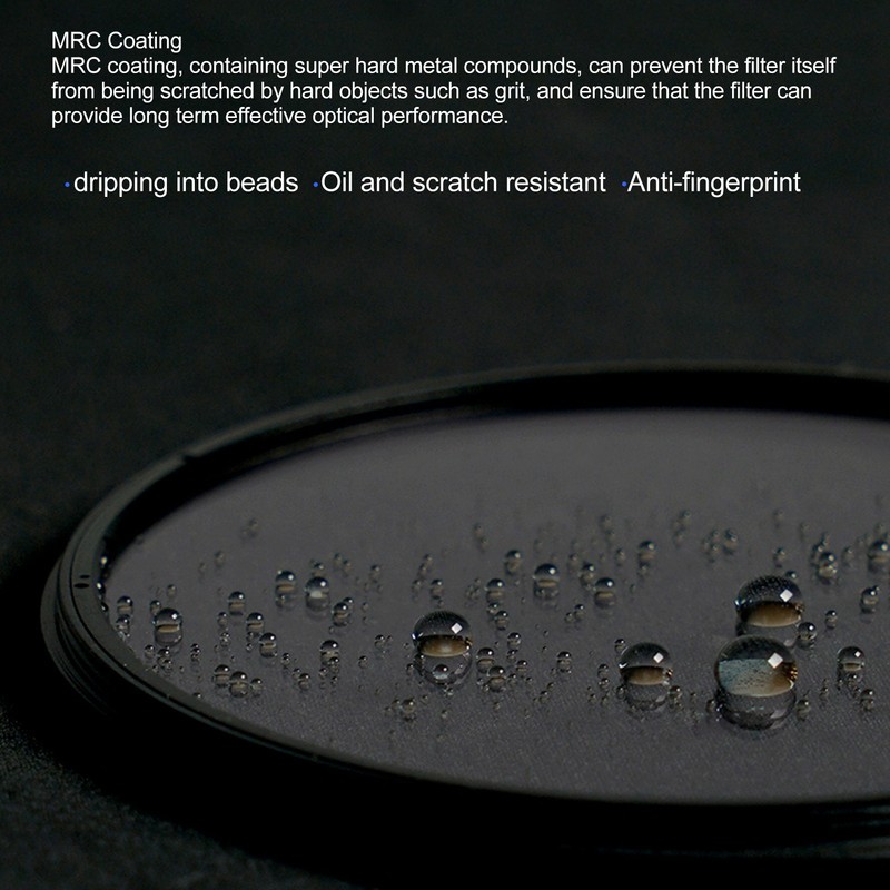 Lightdow Black Diffusion 1/4 Filter Mist Cinematic Effect Soft Focus