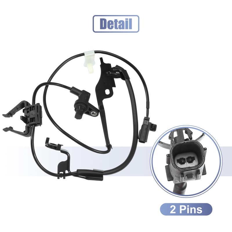 uxcell Front Left ABS Wheel Speed Sensor No.89543-48040 for Toyota