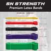 SN Strength Premium Exercise Resistance Bands for Pull-up Assistance or