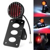 Amazicha 1" Motorcycle LED Tail Brake Light with Bracket, Waterproof