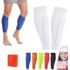 Shin Defender Shin Guards (White, S(Age 11-13))