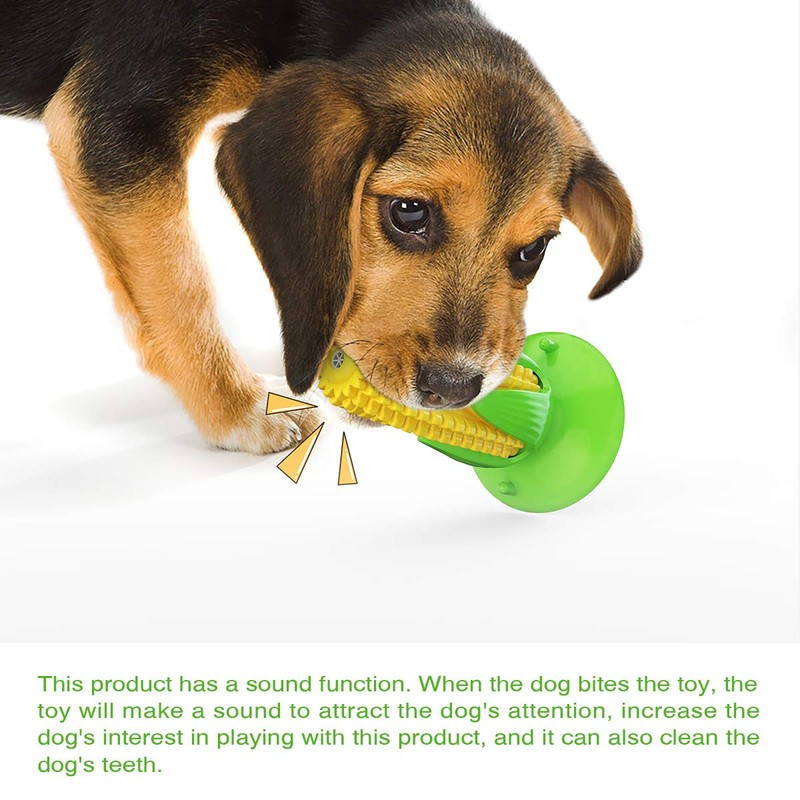 Carllg Puppy Teething Chew Toys, Dog Chew Toys - Corn