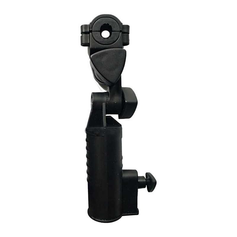 Umbrella Holder Adjustable Clamp Stand Universal Black Cart Umbrella Holder