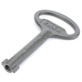 EMKA 1004-06 5 MM, Black ZINC, Double BIT Key, Form C