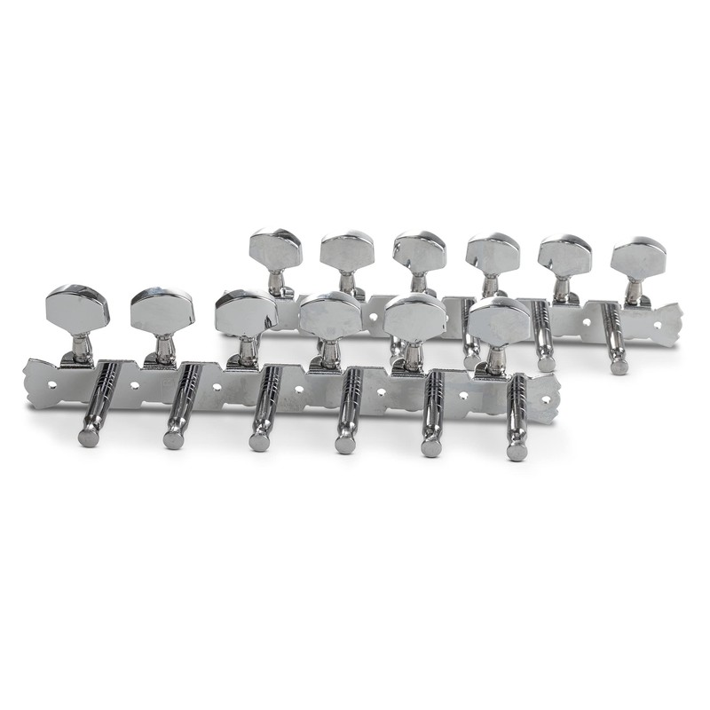 GEWA machine heads Acoustic guitar, 12 string Set, Nickel-plated metal