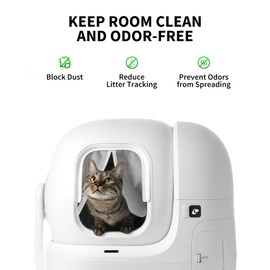 PETKIT Magnetic Dustproof Curtain 2.0 for PURAMAX 2/PUROBOT MAX PRO Automatic Cat Litter Box