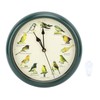 10 Inch Wall Clock Multipurpose Cuckoo Round Silent Punctual Bird