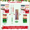 36 Sets Christmas Gifts Bulk Glitter Christmas Pens Santa Claus