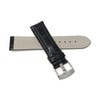 Bandini 18mm Mens Italian Leather Watch Band Strap - Black