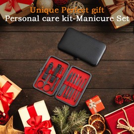 Nail Clipper Set, Manicure Set Personal care - Nail Clipper Kit Luxury Manicure 10 In 1 Professional Pedicure Set Grooming kit Gift for Men Husband Boyfriend Parents Women Elder Patient Nail Care