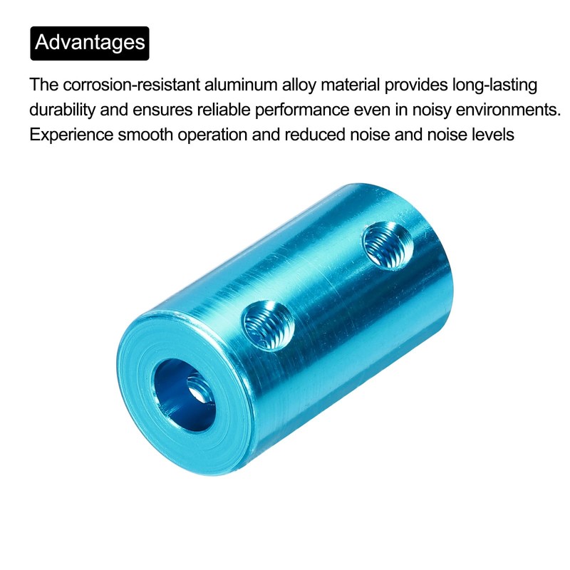 uxcell 6mm to 6mm Shaft Coupler Rigid Coupling Connector L25mm
