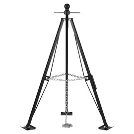 A-KARCK Gooseneck Tripod Stabilizer for 5th Wheel or Trailer, Fifth Wheel Adjustable Tripod Stabilizer with 7500lb Load Capacity, 2-5/16 inch Ball