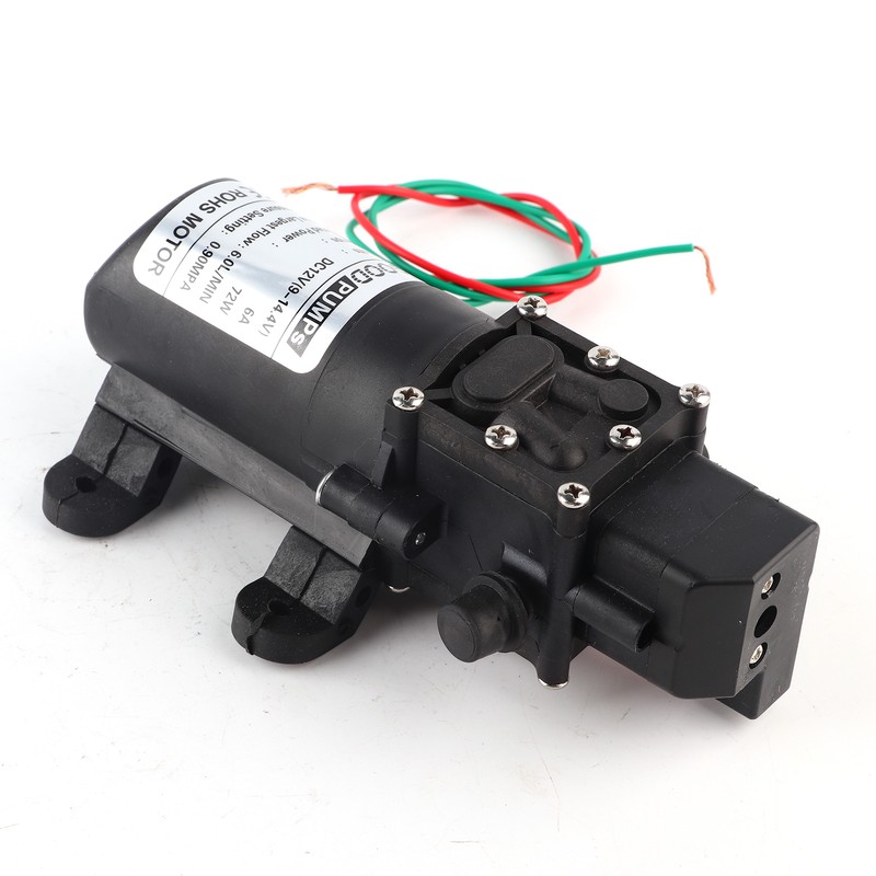 Diaphragm Pump Micro 6.0L/MIN 0.9MPA Straight Pipe Both Sides Right