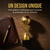 Toyvian Trofeo Calcio Coppa del Mondo Palloncino Dorato Design Creativo