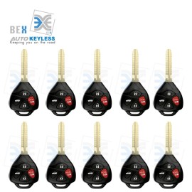 BEX 10 Keyless Remote Key Fob fit GQ4-29T Toyota Matrix Venza Corolla Pontiac Vibe